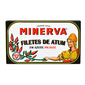 Filetes de atum em azeite picante Minerva - lata encartonada